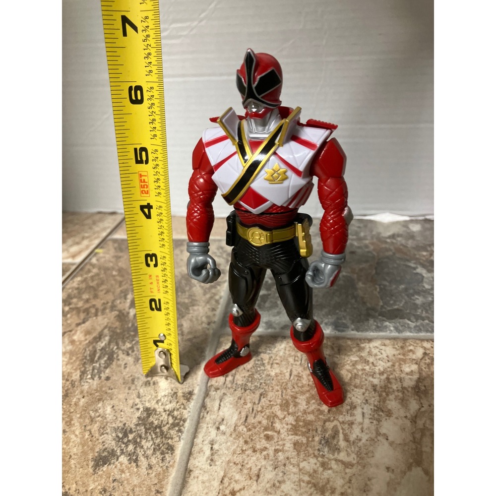 Power Rangers Samurai Red Ranger Action Figure Toy 6 Inch - Picture 6 of 8